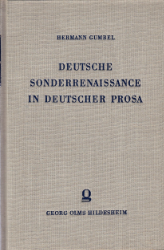 Deutsche Sonderrenaissance in deutscher Prosa